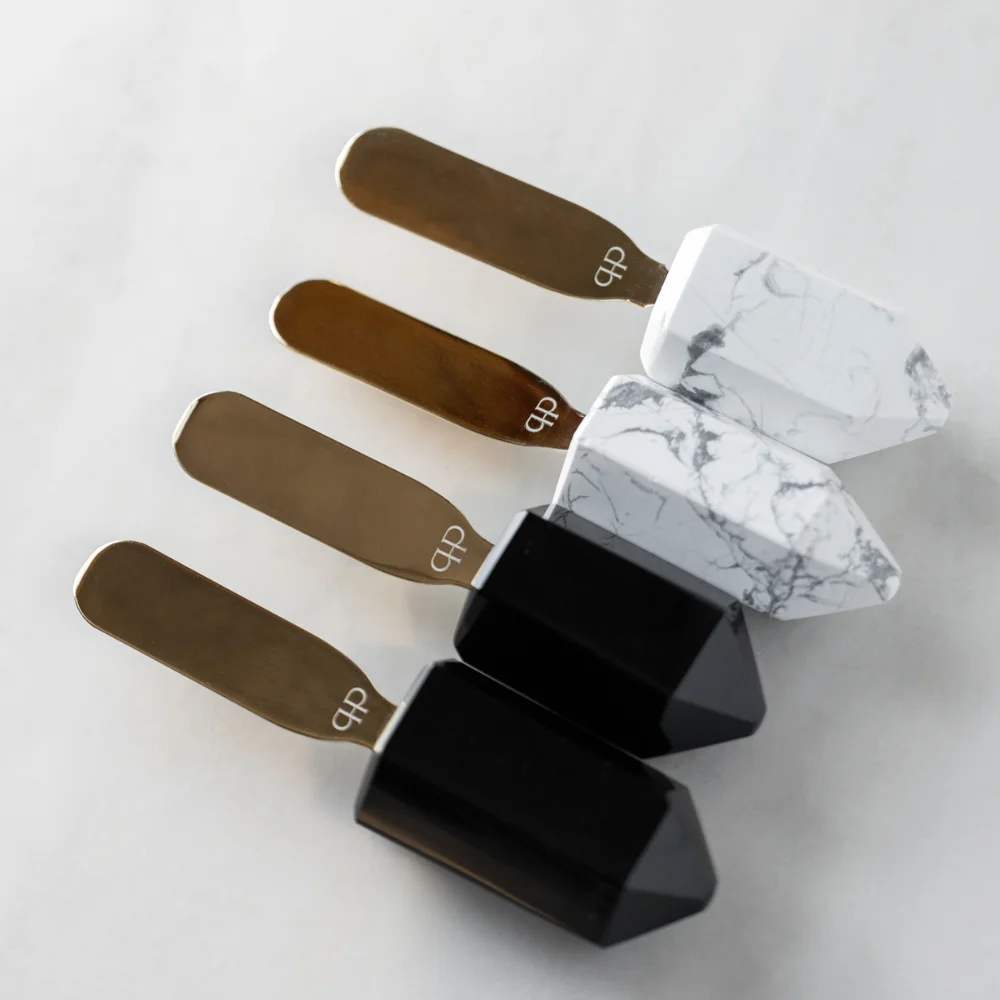 Espátulas Voler Gold - Quartzo Obsidiana - Imagem 6