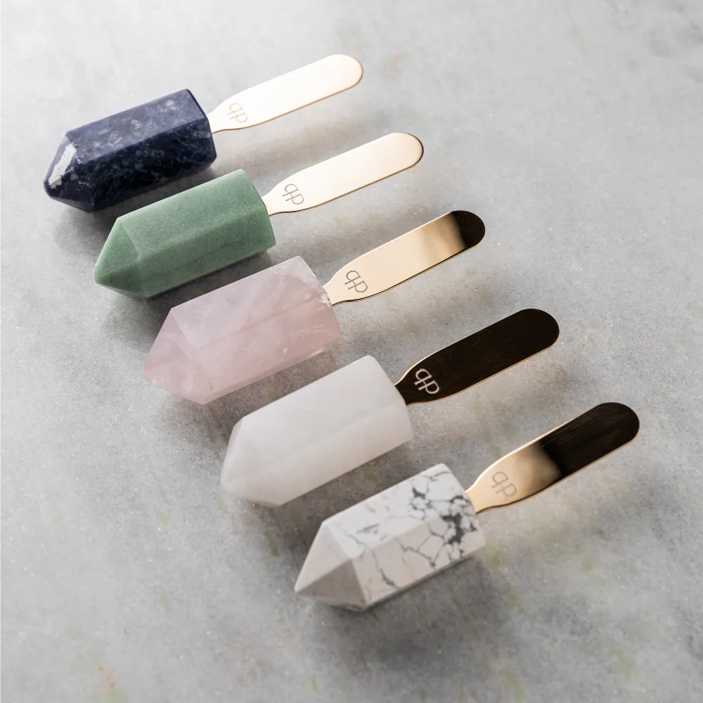 Espátulas Voler Gold - Quartzo Sodalita - Imagem 6