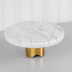 Boleira Bespoke Carrara com Base Gold