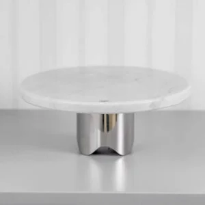 Boleira Bespoke Carrara com Base Silver