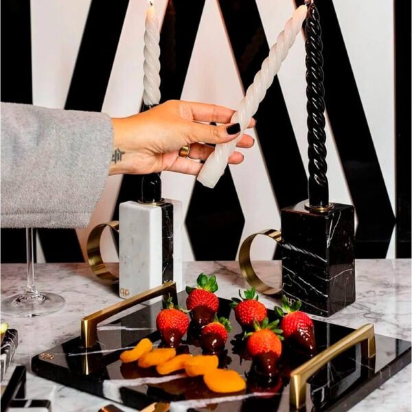 Castiçal Château Nero Marquina - Imagem 2