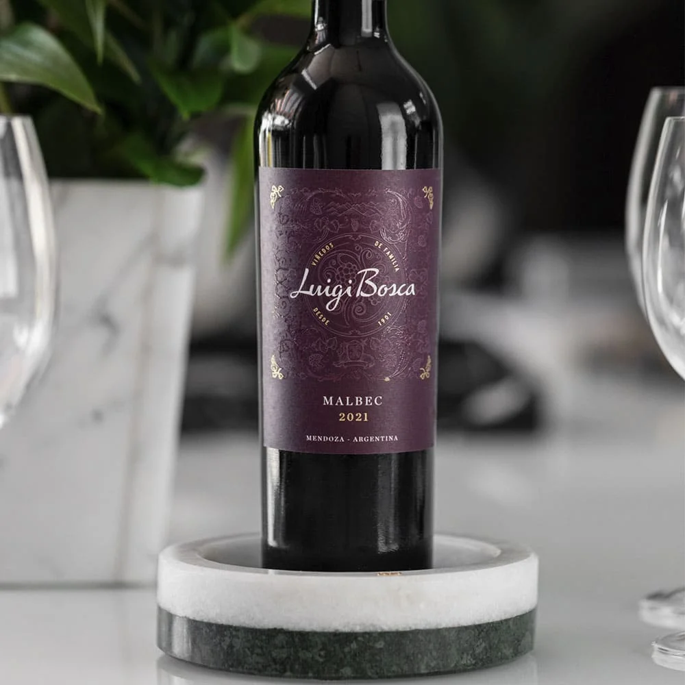 Porta-Vinho de Mesa Carrara e Verde Guatemala - Imagem 6
