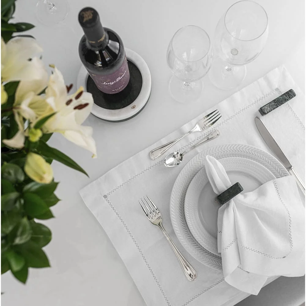 Porta-Vinho de Mesa Carrara e Verde Guatemala - Imagem 7