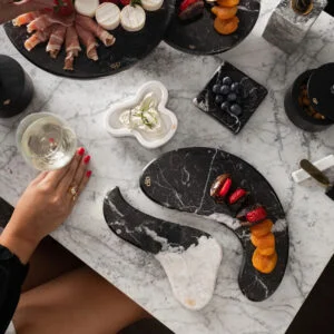 Tábua Curva Nero Marquina