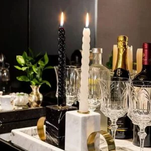 Trio de Velas P&B