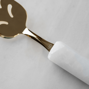 Pá para Bolo Gold Quartzo Branco