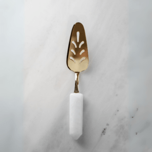Pá para Bolo Gold Quartzo Branco