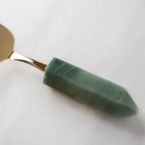 Pá para Bolo Gold Quartzo Verde
