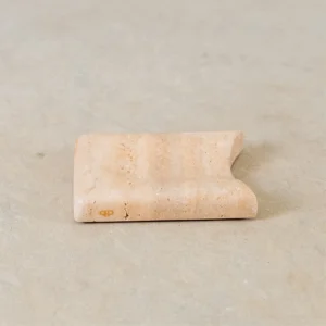 Apoio para Talheres Bespoke Petit Travertino Romano Bruto