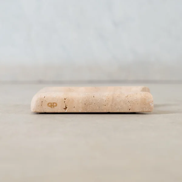 Apoio para Talheres Bespoke Petit Travertino Romano Bruto - Imagem 6