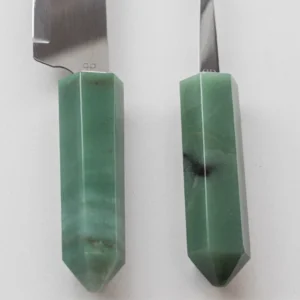 Conjunto de Talheres Para Churrasco Quartzo Verde