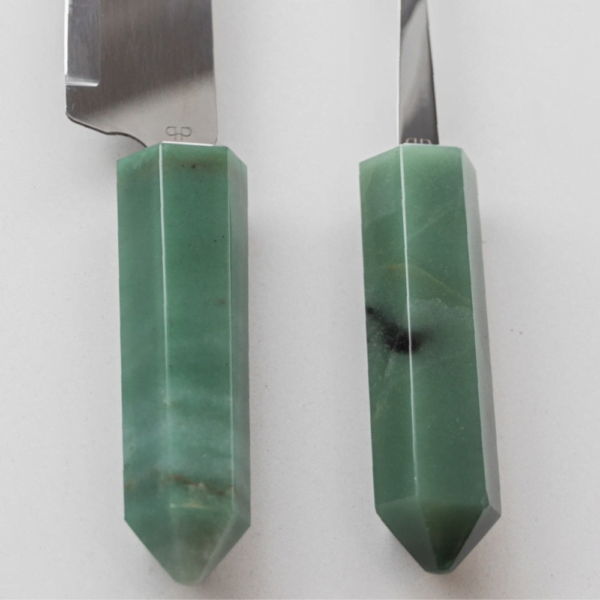 Conjunto de Talheres Para Churrasco Quartzo Verde - Imagem 2