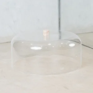 Cúpula G para Boleira com Puxador Travertino Polido
