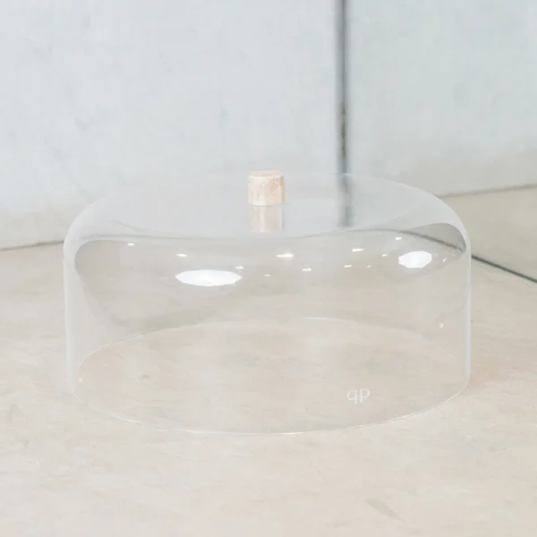 Cúpula para Boleira com Puxador Travertino Polido