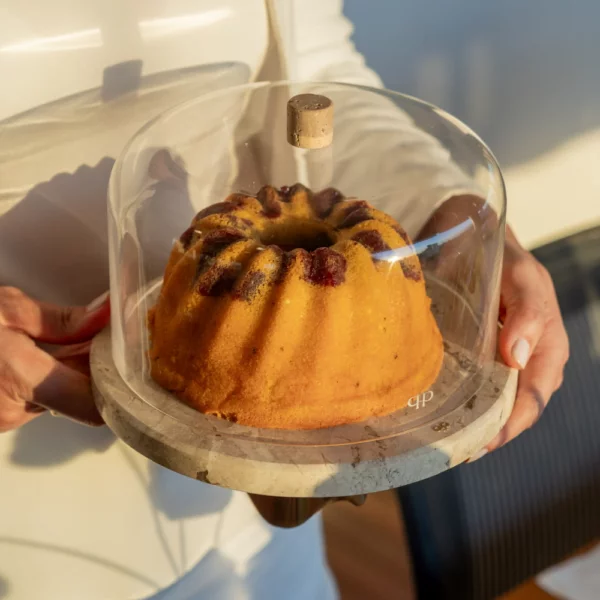 Cúpula para Boleira Petit com Puxador Travertino Polido - Imagem 5