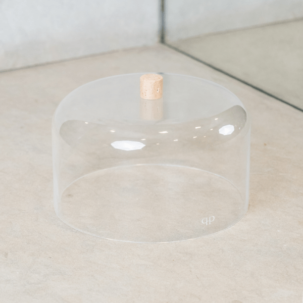 Cúpula para Boleira Petit com Puxador Travertino Romano Bruto