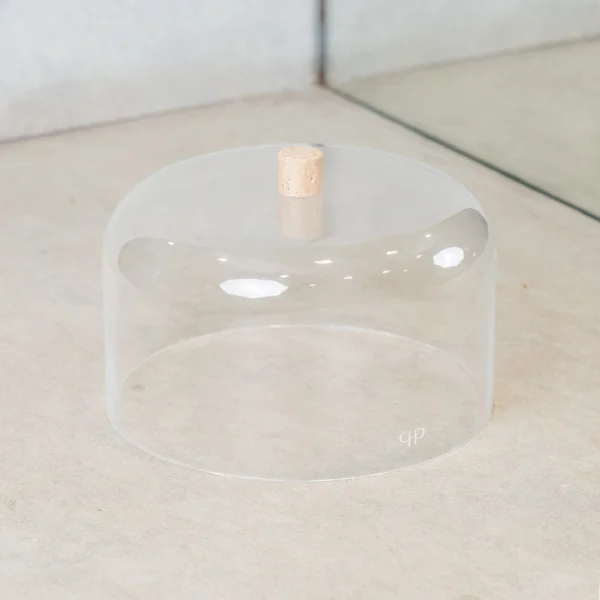 Cúpula para Boleira Petit com Puxador Travertino Romano Bruto