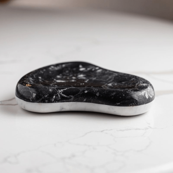 Adorno Le Iris Mármore Nero Marquina com Carrara - Imagem 4