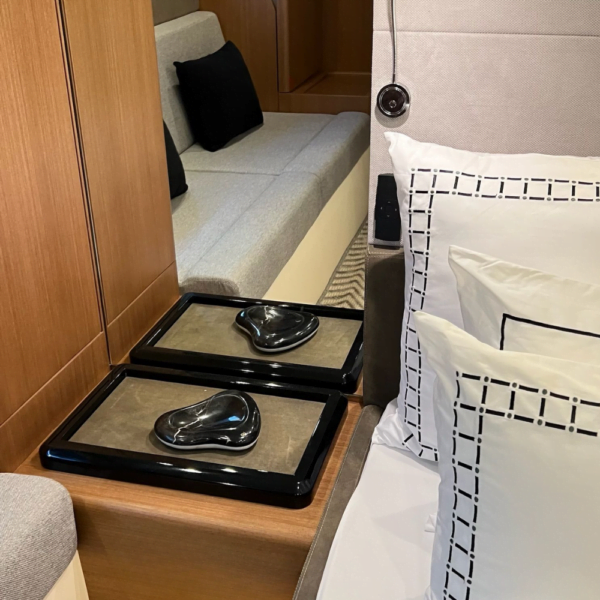 Adorno Le Iris Mármore Nero Marquina com Carrara - Imagem 3