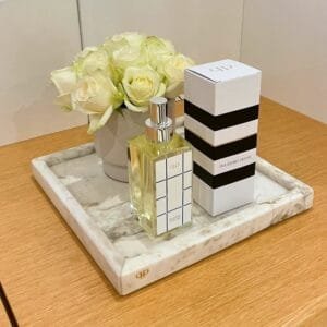 Bandeja Triunfo Quadrada Calacata Gold