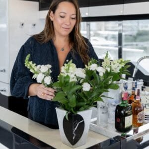 Vaso Moon - Lua Nero Marquina