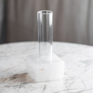 Vaso Solitário Acrílico Quartzo Cristal