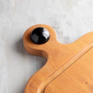 Tábua de Madeira Obsidiana Negra M