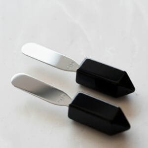 Espátula Voler Silver - Quartzo Obsidiana