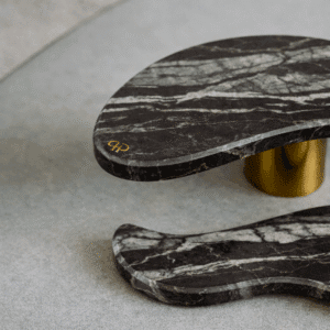 Escultura Curves Nero Madeira