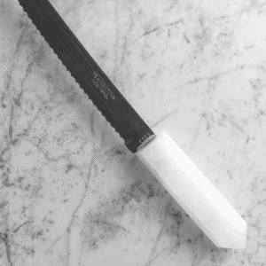 Faca para Pão Silver - Quartzo Branco