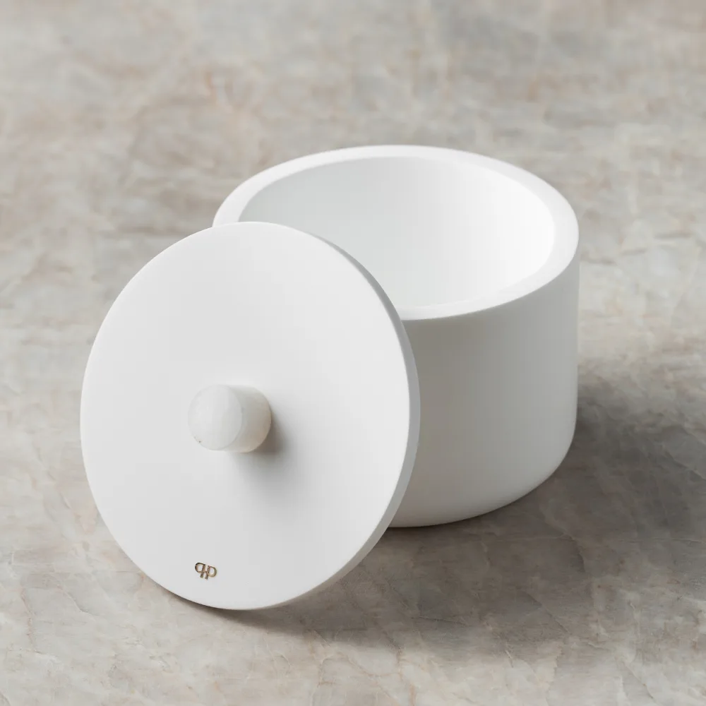 Pote Bespoke Corian White G - Imagem 6
