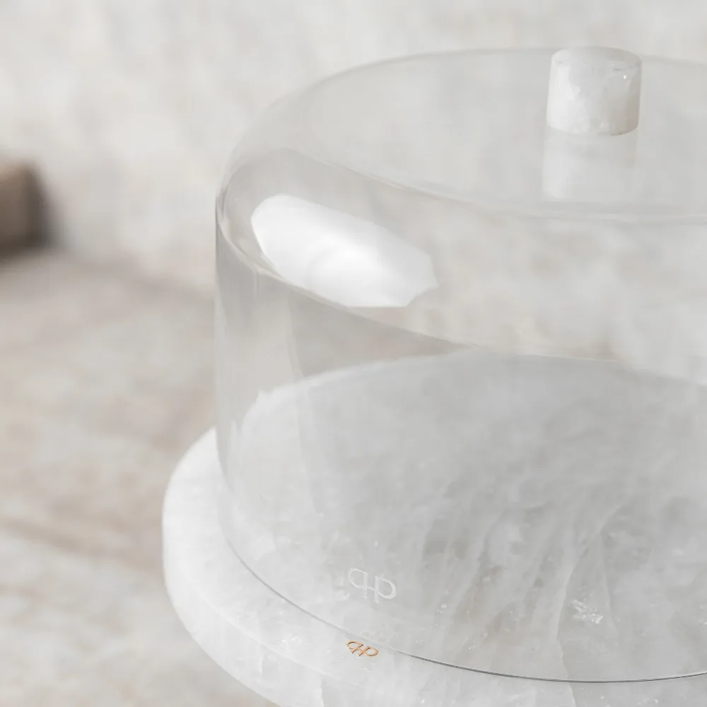 Cúpula G para Boleira com Puxador Ônix Cristal - Imagem 7