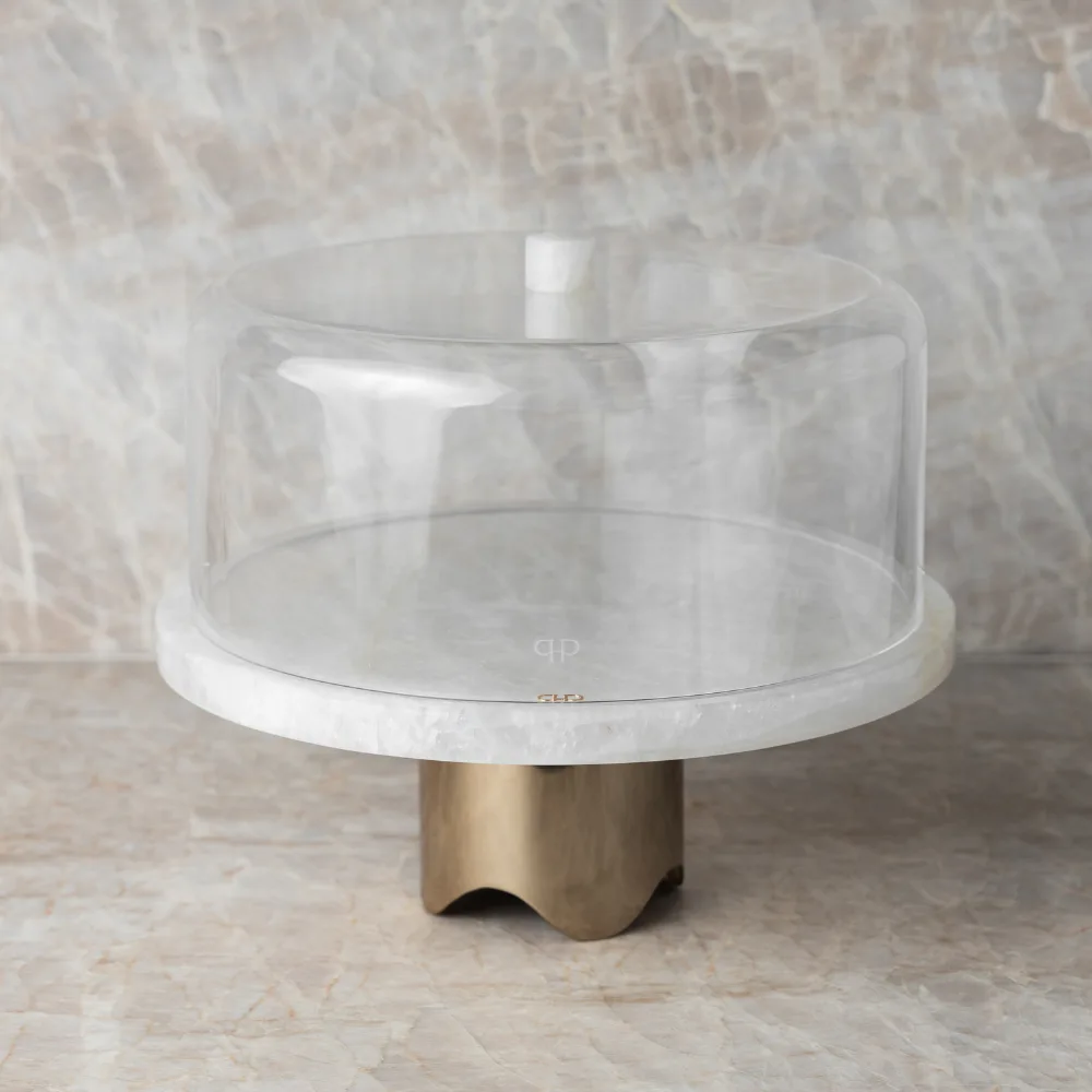Cúpula G para Boleira com Puxador Ônix Cristal - Imagem 8