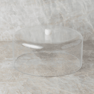 Cúpula G para Boleira com Puxador Ônix Cristal