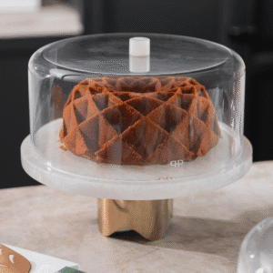 Boleira Bespoke Ônix Cristal com Base Gold